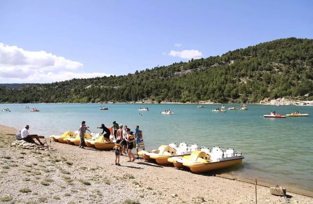 Camping Tikayan Rives du Lac de Sainte Croix* - Mobile home Tennessy with jacuzzi 2 rooms 2 people Air-conditioned