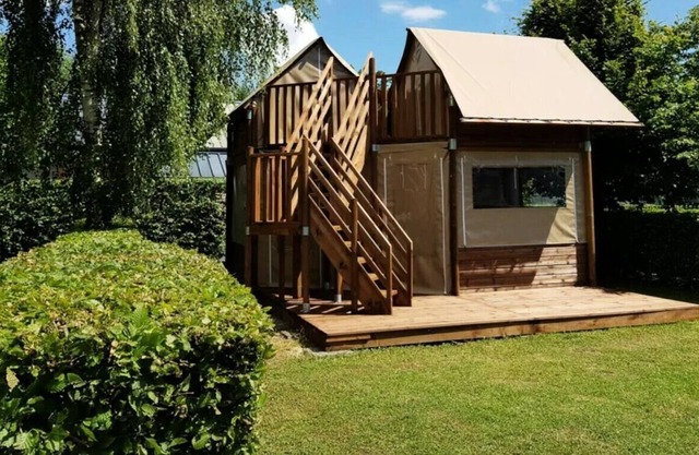 Campsite Risle et Seine - Domaine des Etangs*** - Cabatente furnished 3 Rooms 4 People