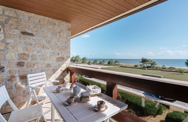 Carnac: Flat 6 people, 3 rooms, 60m², Wifi, near beach, parking