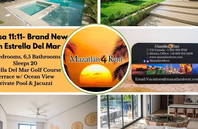Casa 11:11- Brand New in Estrella Del Mar- Sleeps 20