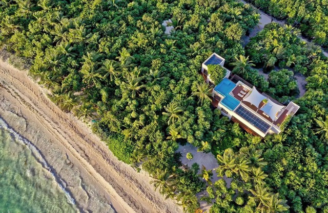 Casa Ikal Beachfront Villa in Sian Ka’an, Tulum
