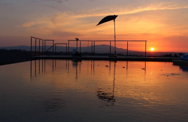 Casa Panorama in a villa with swimming pool between Rome, the Terme dei Papi and Umbria