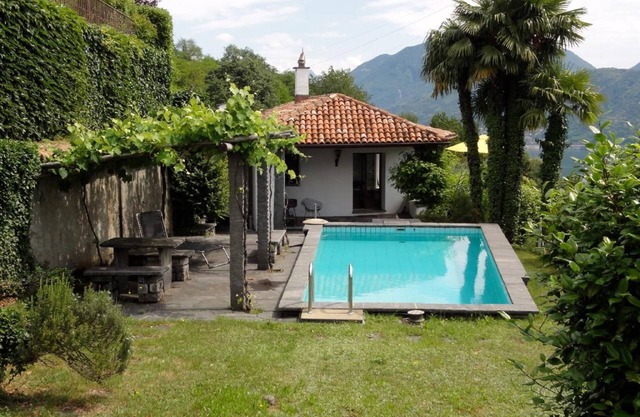 Casa Ranica Morcote with pool