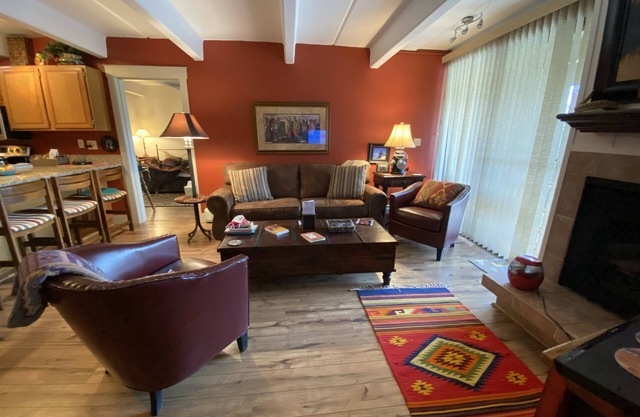 Central location to ski areas! Mountain views, walkable to Dillon restaurants.