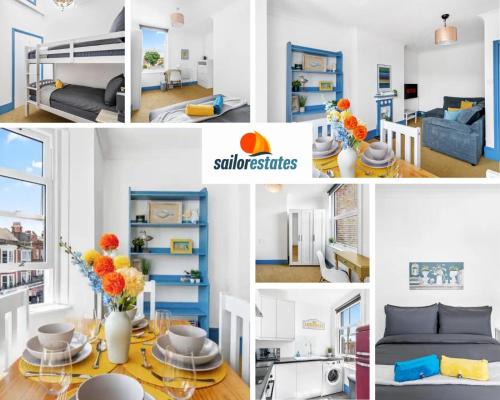 Central Stylish Apartment - FREE Parking - 4min to beach