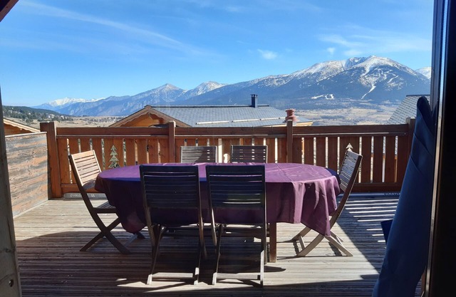 Chalet 100m2 + large terrace for up to 8 people