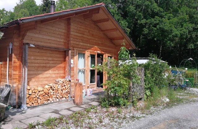 Chalet/Blockhaus auf Camping
