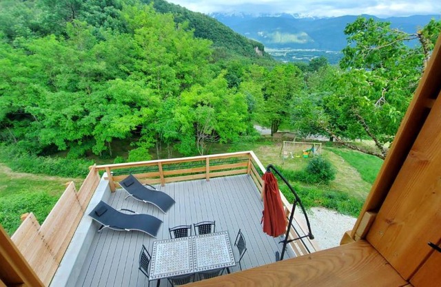 Chalet de 2 chambres avec jardin amenage et wifi a Saint Pierre d'Albigny