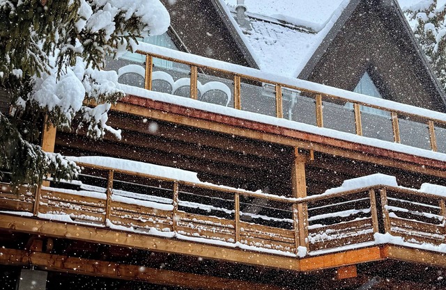 Chalet Luxe 12p, 180° view Sauna stove parking wifi