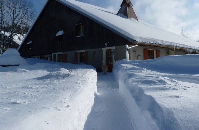 Chalet or gites in a Comtoise farm in the commune of Hauterive la Fresse