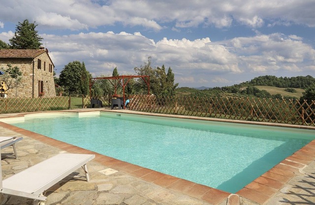 Characteristic stone built house with private pool in Tuscany