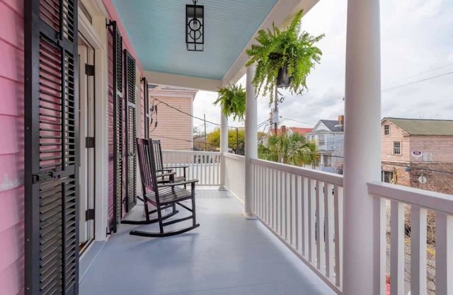 Charleston Balconies + Charming Cottage House