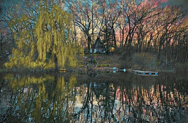 Charming A-Frame on great fishing lake and state trail