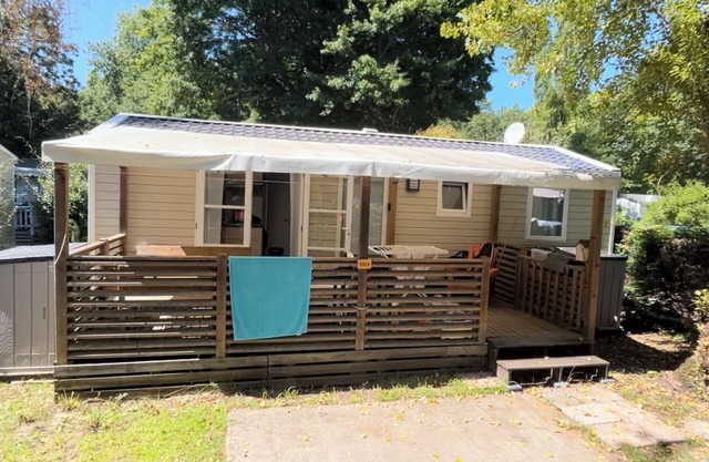 Charming air-conditioned mobile home on Lake Mimizan/Aureilhan