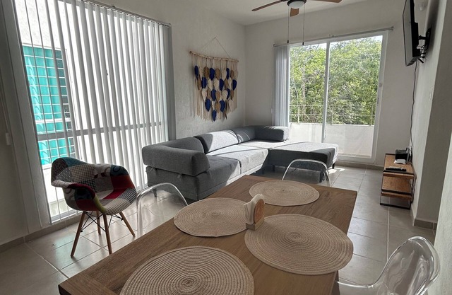 Charming brand new 2-bedroom apartment with WiFi, AC in delightful Cancún