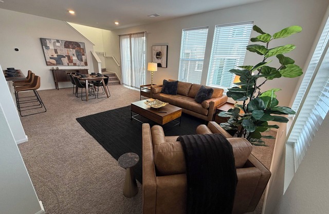 Charming, fully furnished townhome near Denver with 3 BR and 2.5 baths + loft.