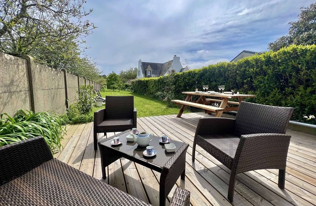 Charming House in Belz - 3 Rooms - South Garden