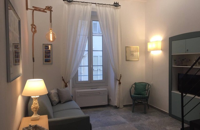 Charming Studio with Loft in Menton's Pedestrian Zone, Near Beaches & Shops
