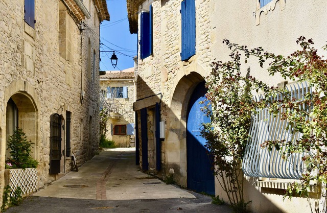 Charming Village House, Maison Bleu, near beaches, mountains, historic sites