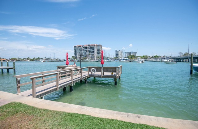 Charming Waterfront Retreat—Dock & Courtyard