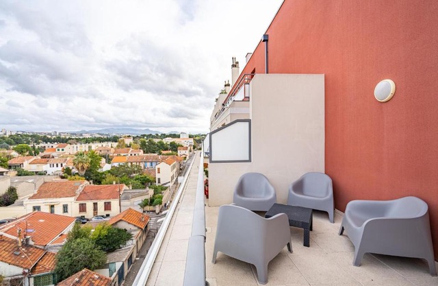 "Chez Marius" Appartement avec terrasse pour 4 personnes à Marseille
