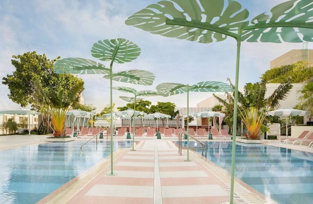 Chic Miami Beachfront Stay With Stunning Ocean Views & Poolside Events