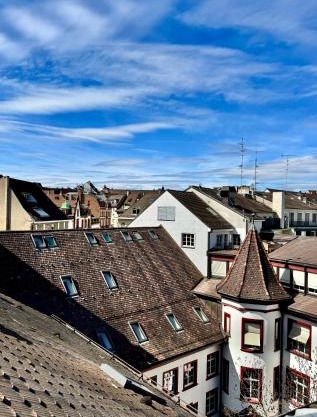 City Center Rooftop Balcony-Studio at town hall