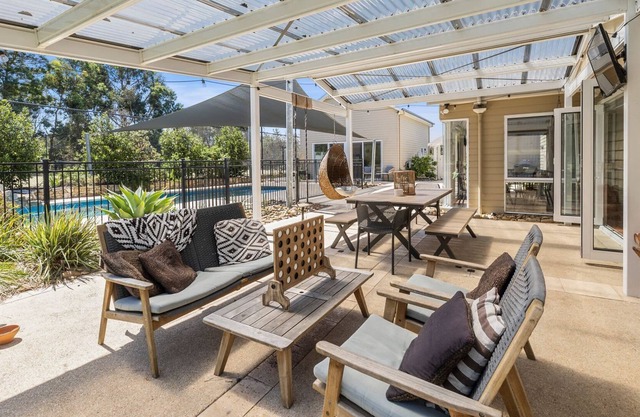 Coast Meets Country with Pool and Tennis Court