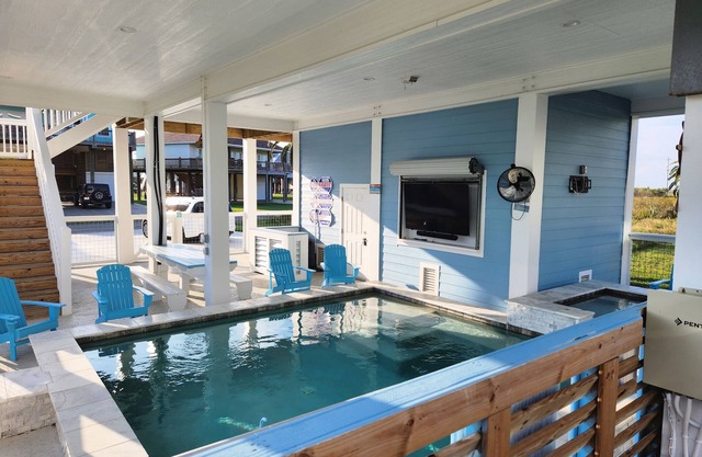 Coastal Getaway w/Pool, Hot Tub, Deck, Ocean View, Beach Sands 1 New Construction Private Pool/Hot