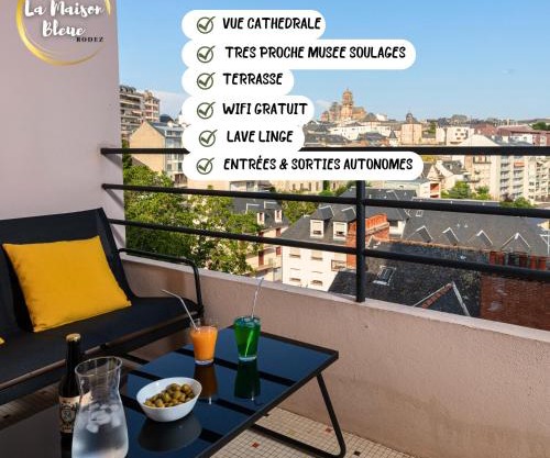 Cocon, vue Rodez, terrasse, box, musée Soulages