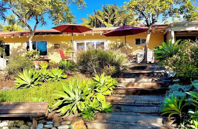 Come stay in a beautiful garden retreat home near the beach in Santa Barbara.