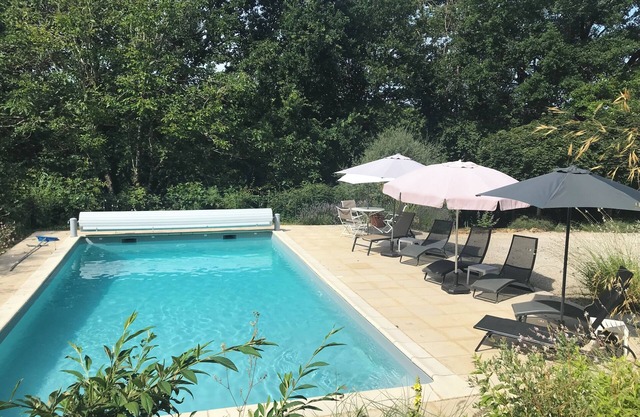 Comfortable beamed rural house with large garden and 10m x 5m salted pool