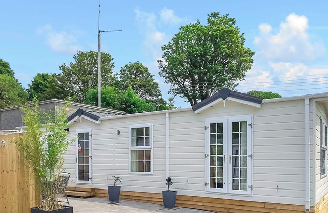 Comfortable and modern 10ft-wide caravan.
