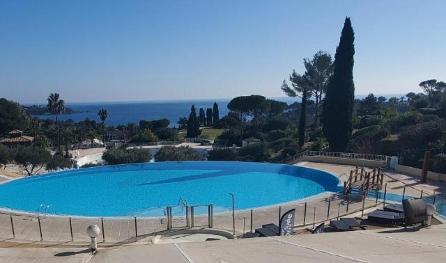 Comfortable nest with pool and sea view