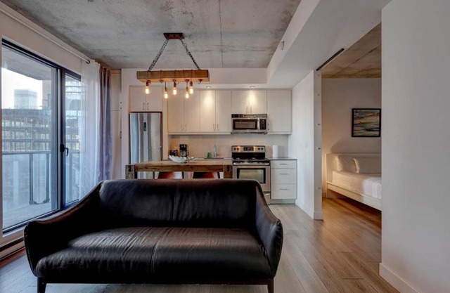 comfy studio in Old Port Montreal