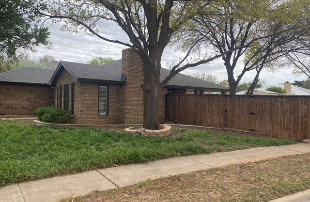 Completely remodeled 3-bedroom 2 bath in south Lubbock. 7 min to Tech.