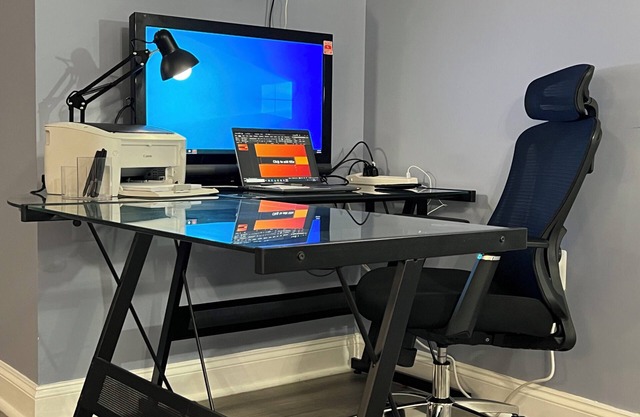 Condo With 2BR & 2BA, Kitchen and Workstation