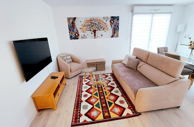 Cosy Home 1 - Spacieux 3 pièces avec parking - 30 min de Paris