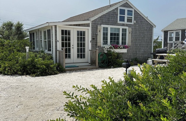 Cottage is on a PRIVATE BEACH shared between two houses.