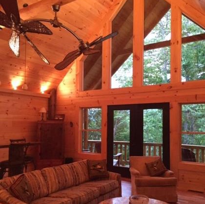 Country Log Cabin-15 min to Asheville