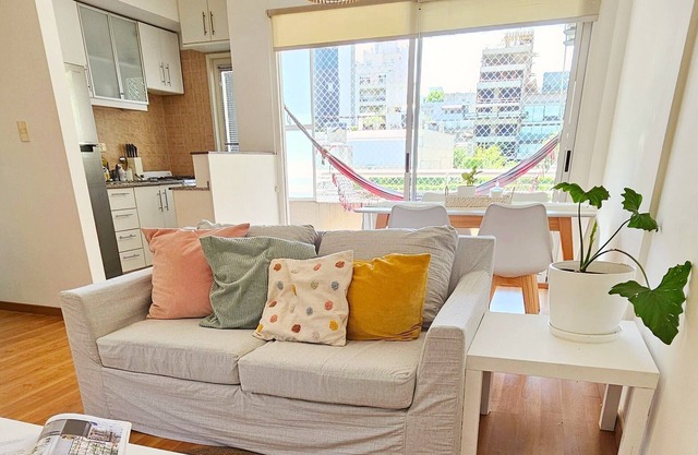 Cozy Aparment with Balcony, Hammock & Washing Machine