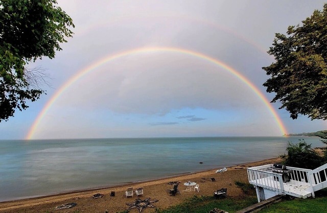 Cozy Fall Getaway with 100 Feet of Private Beachfront Access on Lake Huron