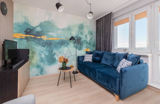 Cozy Pastel Studio in Gdańsk by Renters