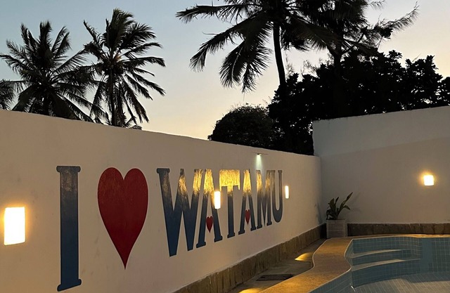 COZY RESORT SURROUNDED BY GREENERY WITH POOL IN THE CENTER OF WATAMU