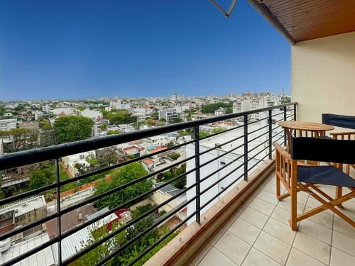 Cozy Studio on a High Floor with Panoramic Views in Villa Urquiza
