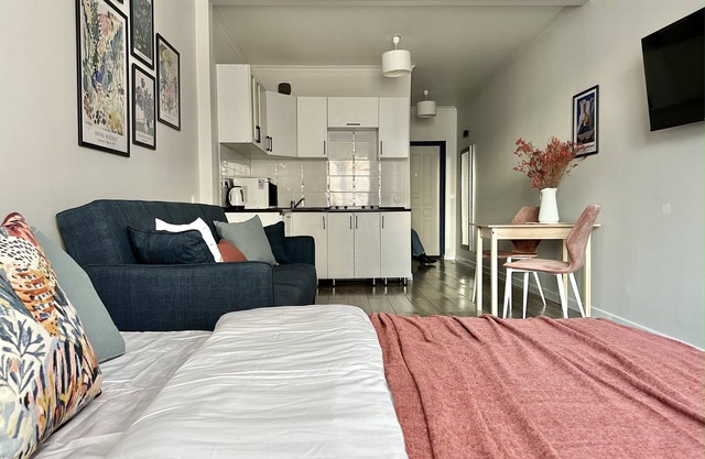 Cozy studio with WiFi and AC in center of Almaty