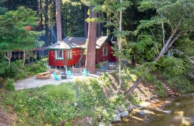 CozyCreekCabin-Swimming Hole!Cottage On Pristine Creek! Magical!WiFi/Pup/HtTb