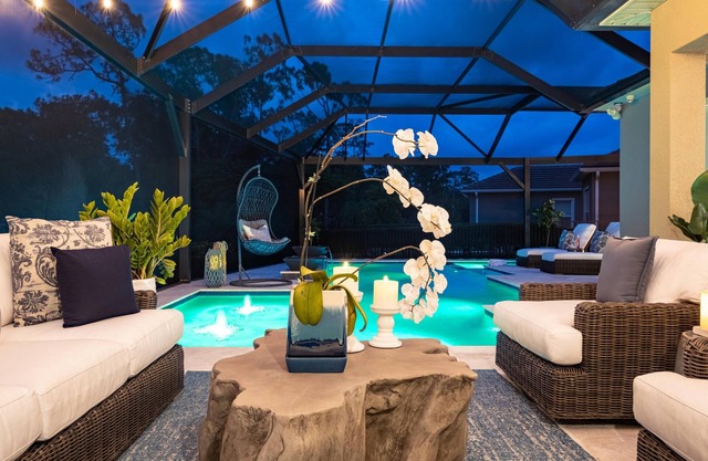 Custom home with private saltwater pool & outdoor oasis near beaches, 5th Ave,