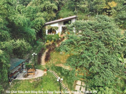 Dốc Chill villa view núi, 3PN, biệt lập riêng khu, bể bơi vô cực, gần Ba Vì, Hà Nội