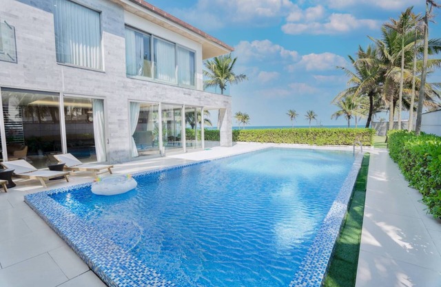 Da Nang Group-Friendly Beachfront Villa with Private Pool